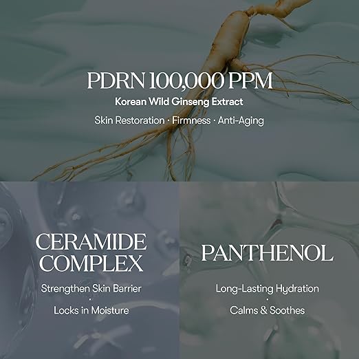 VT COSMETICS PDRN 100 Essence, Korean Gingseng Plant-derived PDRN Serum for Natural Glow, Korean skincare 1.01 fl. Oz. - Image 3