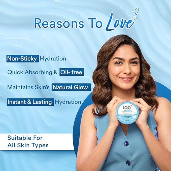 Lacto Calamine Super Light Moisturizer for Face | 150g | Moisturiser for Oily Skin with Niacinamide, Hyaluronic Acid | Face Moisturizer with 300% Instant Hydration, 90% Stronger Moisture Barrier - Image 3