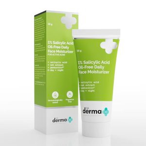 The Derma Co moisturizer for pimple on face